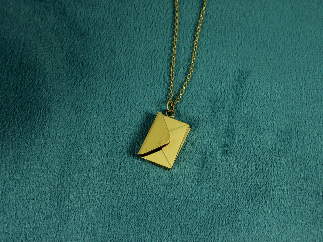 Gold Letter Necklace, Custom Roman Numerals Inside