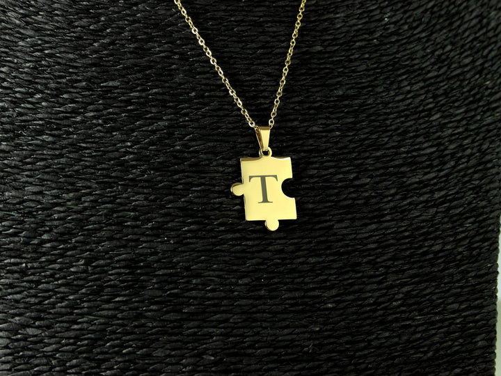 Custom Gold Puzzle Necklace