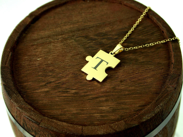Custom Gold Puzzle Necklace