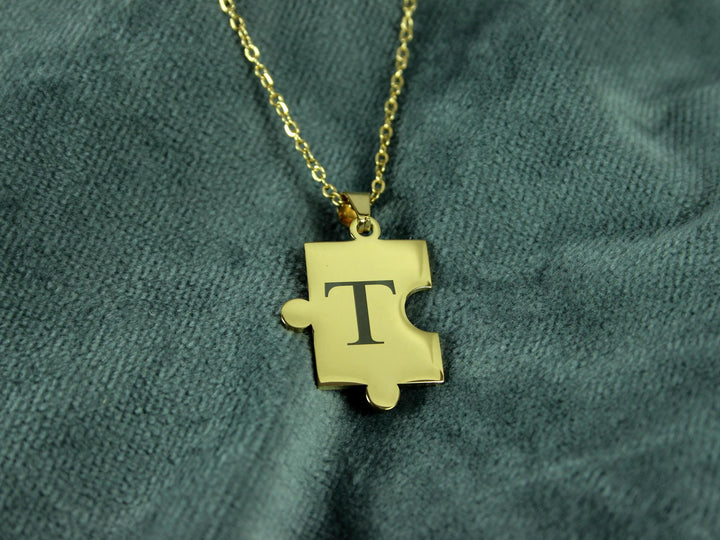 Custom Gold Puzzle Necklace