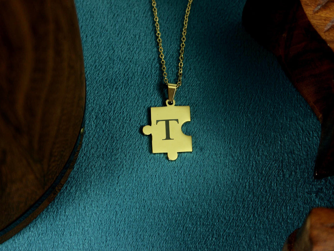 Custom Gold Puzzle Necklace