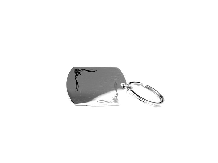 Personalised Dog Tag Keychain