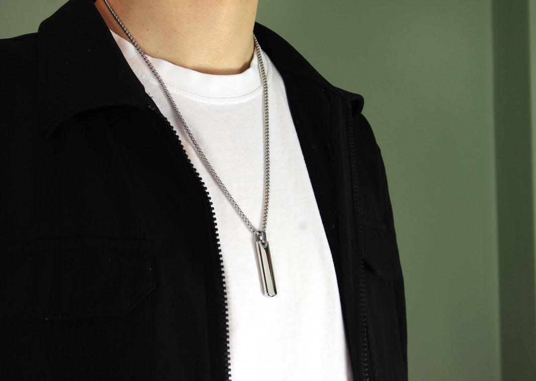 Coordinates Bar Necklace